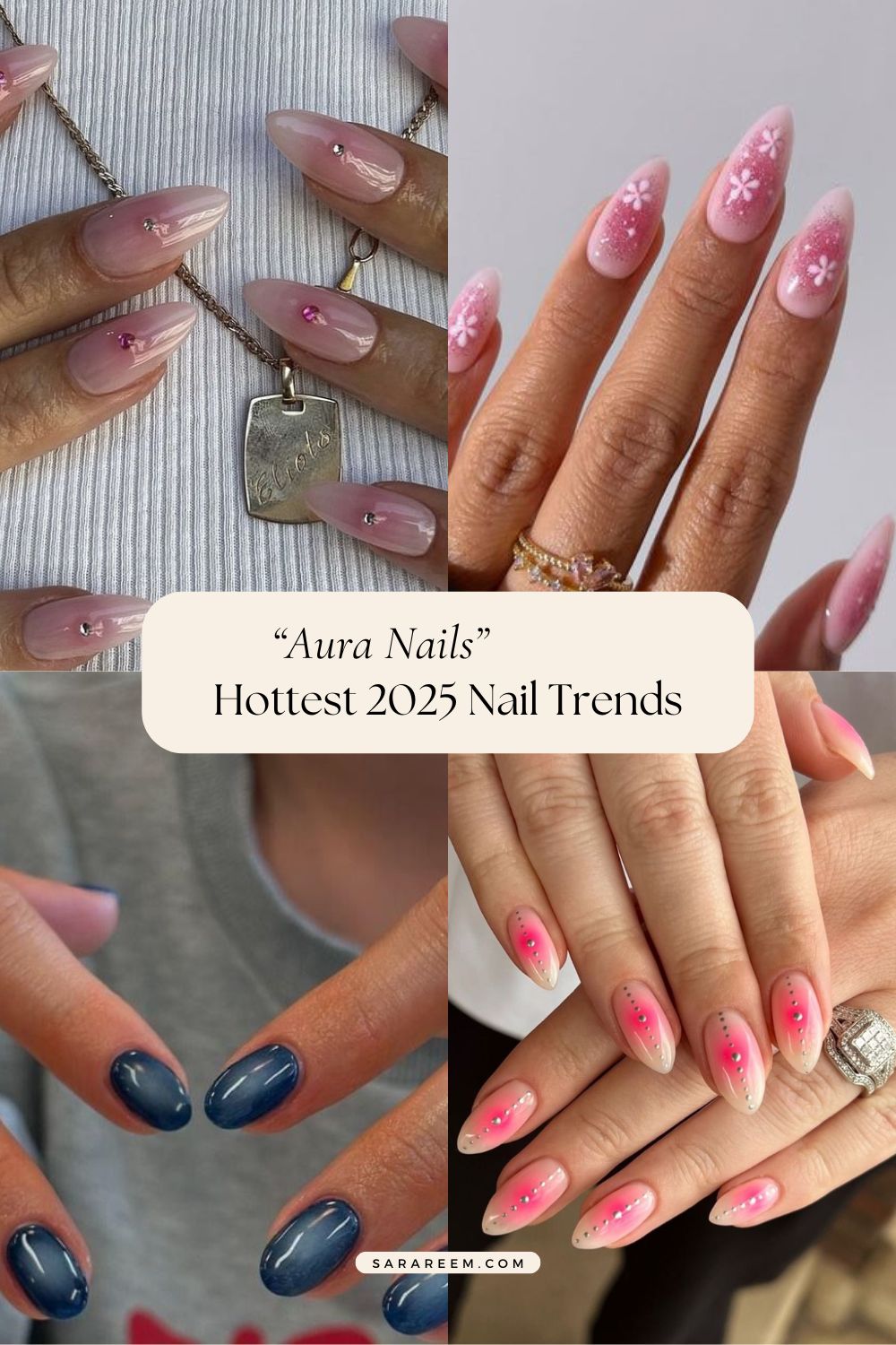 Aura Nails - 2025 nail trends and nail colors