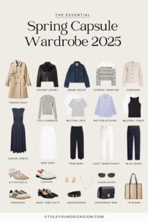 My 2025 Spring Capsule Wardrobe: Chic, Minimal, Effortless