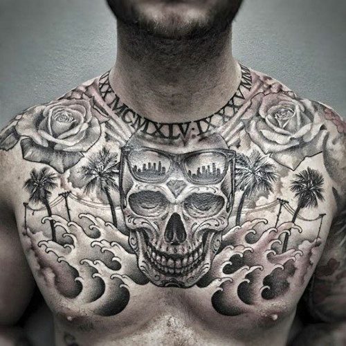Most Popular Chest Tattoos for Men  CUSTOM TATTOO DESIGN