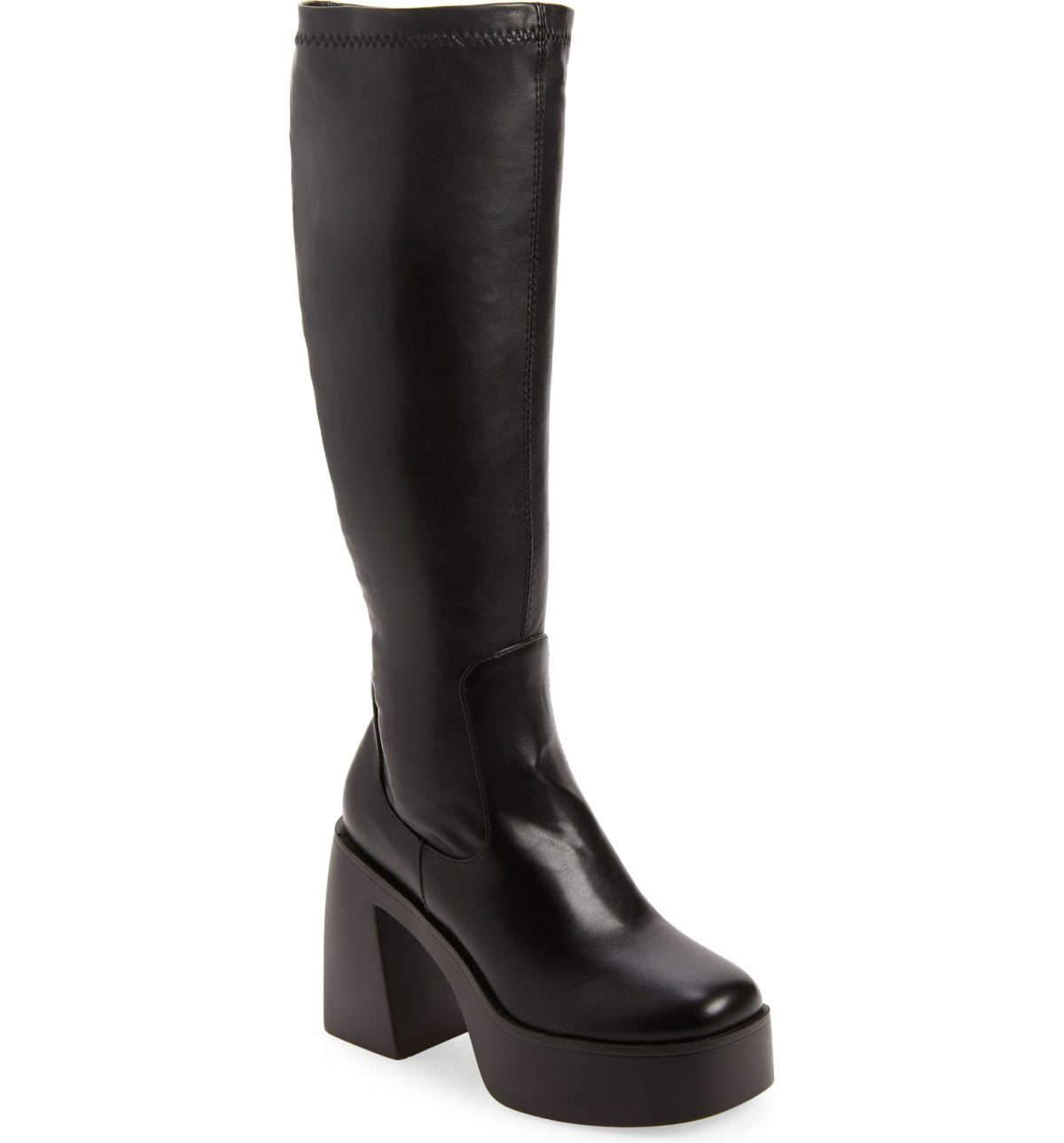 Black Azalea Wang Nashla Knee High Platform Boot 