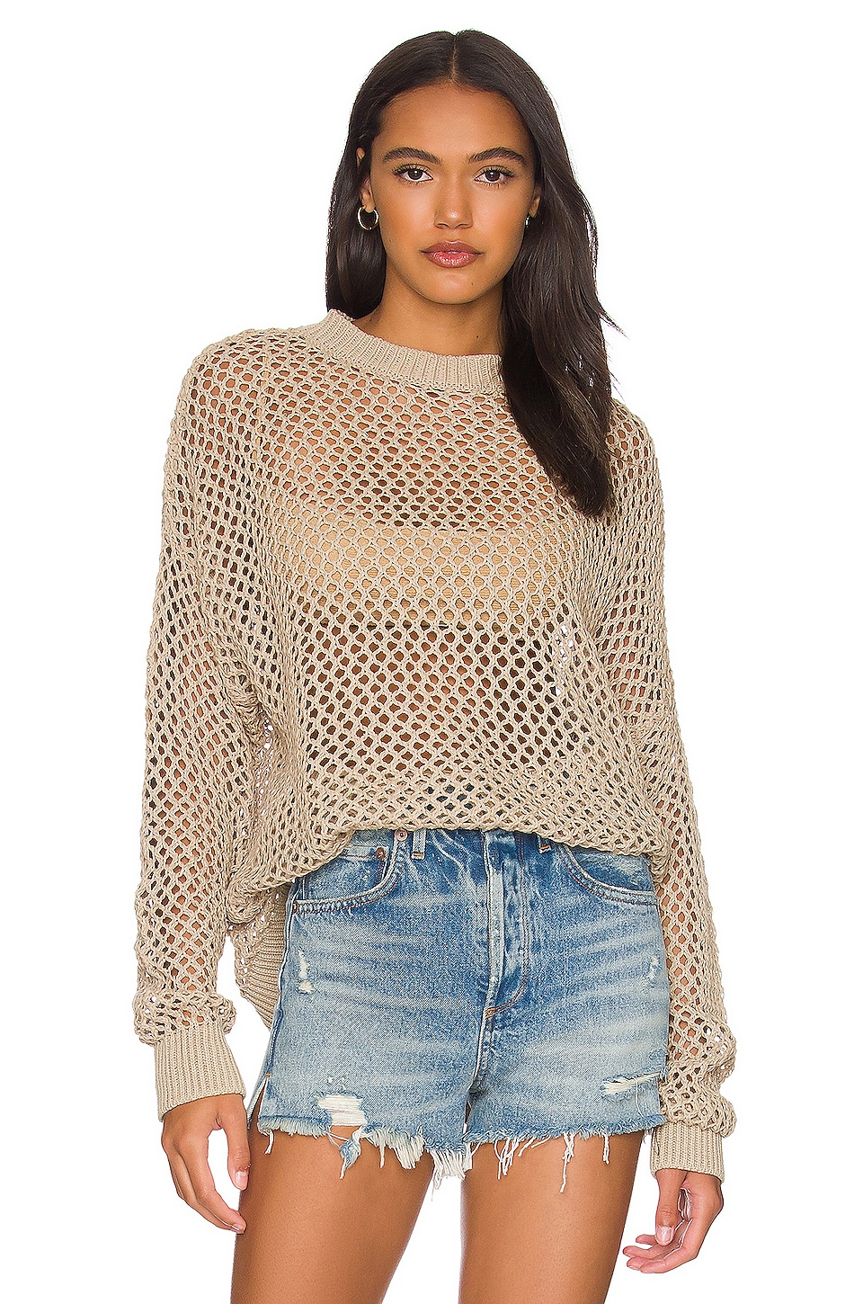 Beige Beach Riot Hilary Sweater 