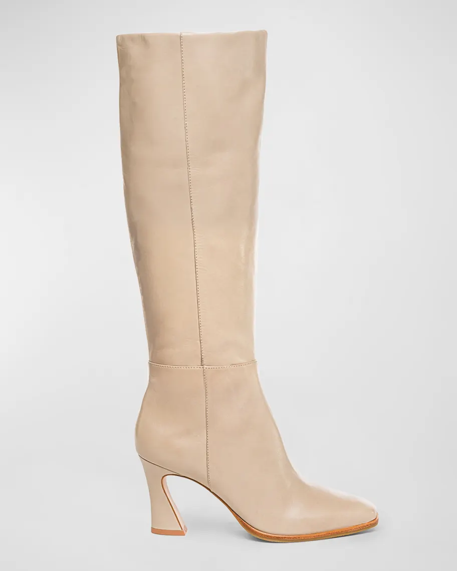 Light beige Bernardo Bleeker Tall Shaft Boot 