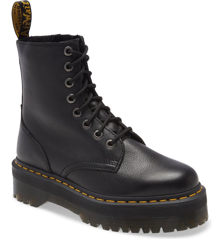 Black Dr. Martens Gender Inclusive Jadon Platform Boot 