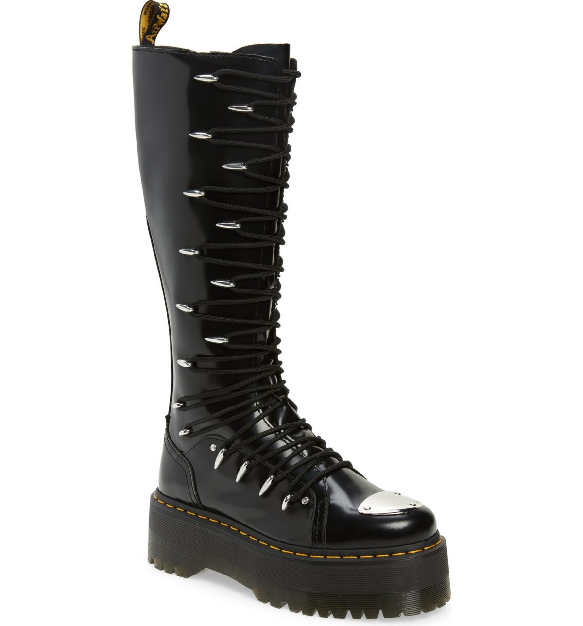 Black Dr Martens 1B60 LTT Max Knee High Platform Boot 