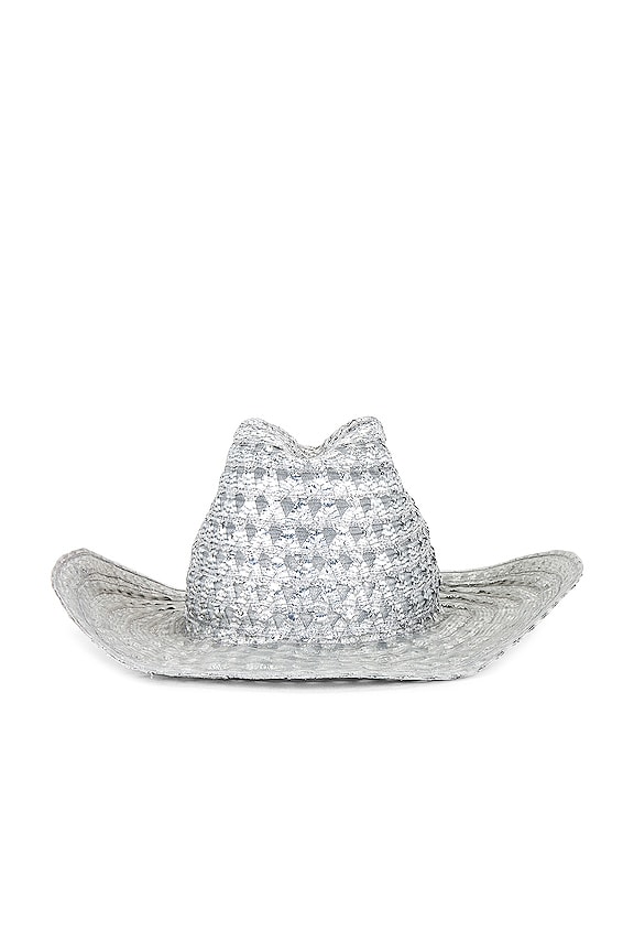 Silver Gigi Burris Britney Hat 