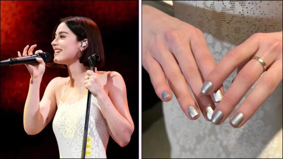 Gracie Abrams Just Made Silver Nails Look Low-Key and Cool