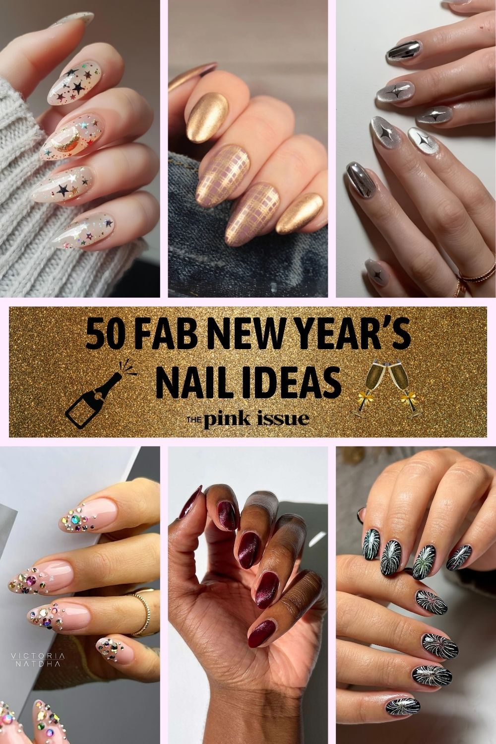 New Year's Nail Ideas Pinterest