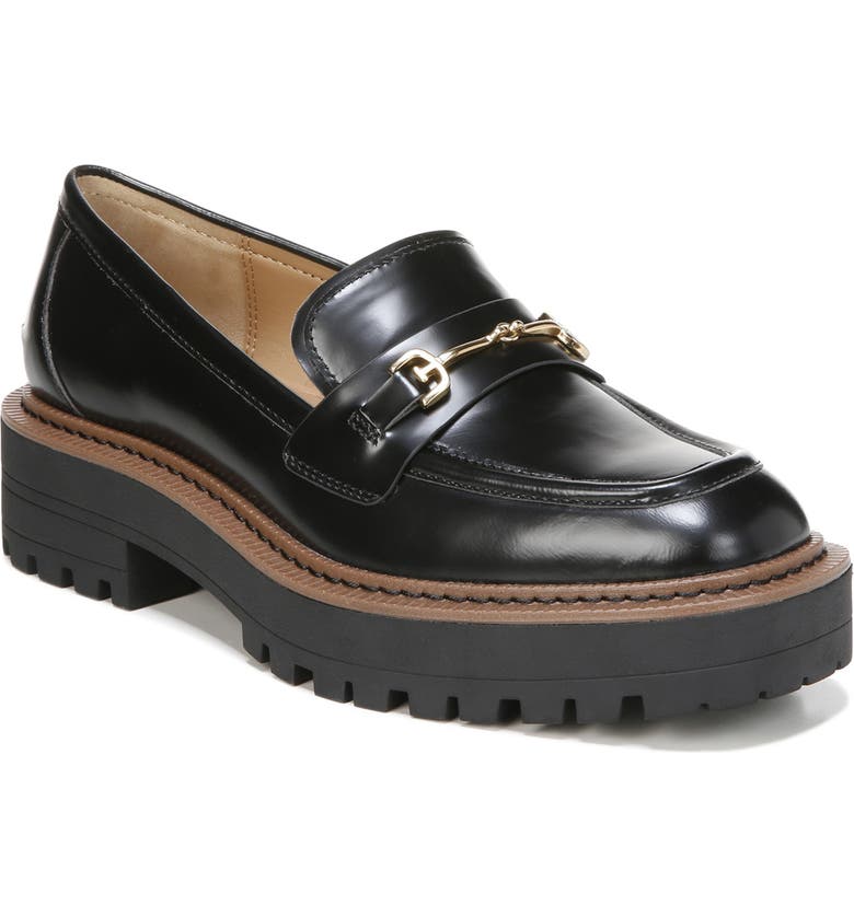 Black Sam Edelman Laurs Platform Lug Sole Loafer 