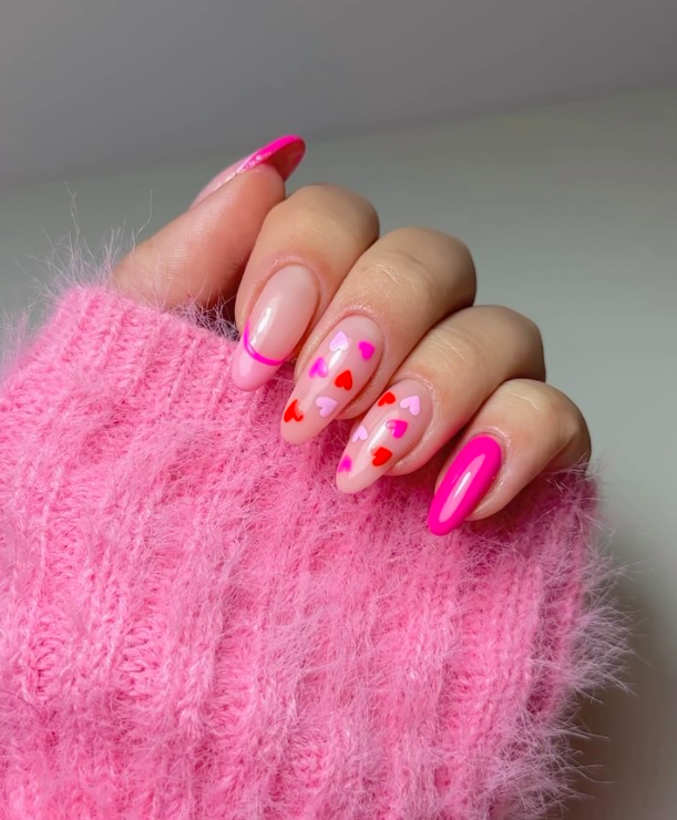 valentines day nails, valentines nails,  valentines day nails 2025, valentine's day nails, valentines day nails designs, valentines day nail acrylic, valentines day nails ideas, valentines day nails almond, valentines day nails pink