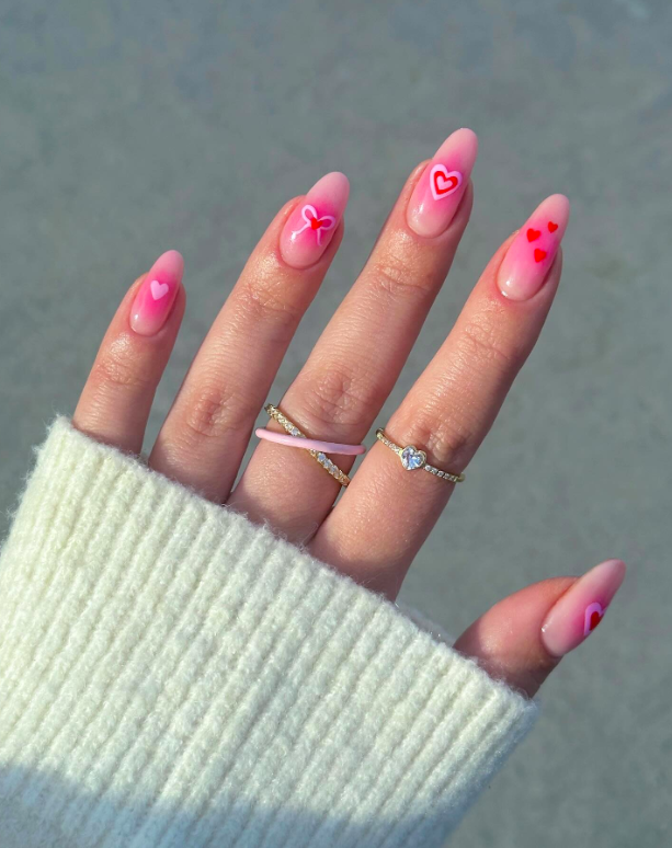 valentines day nails, valentines nails,  valentines day nails 2025, valentine's day nails, valentines day nails designs, valentines day nail acrylic, valentines day nails ideas, valentines day nails almond, valentines day nails pink