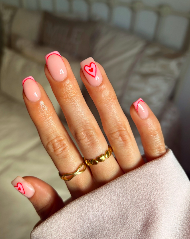 valentines day nails, valentines nails,  valentines day nails 2025, valentine's day nails, valentines day nails designs, valentines day nail acrylic, valentines day nails ideas, valentines day nails square, valentines day nails pink