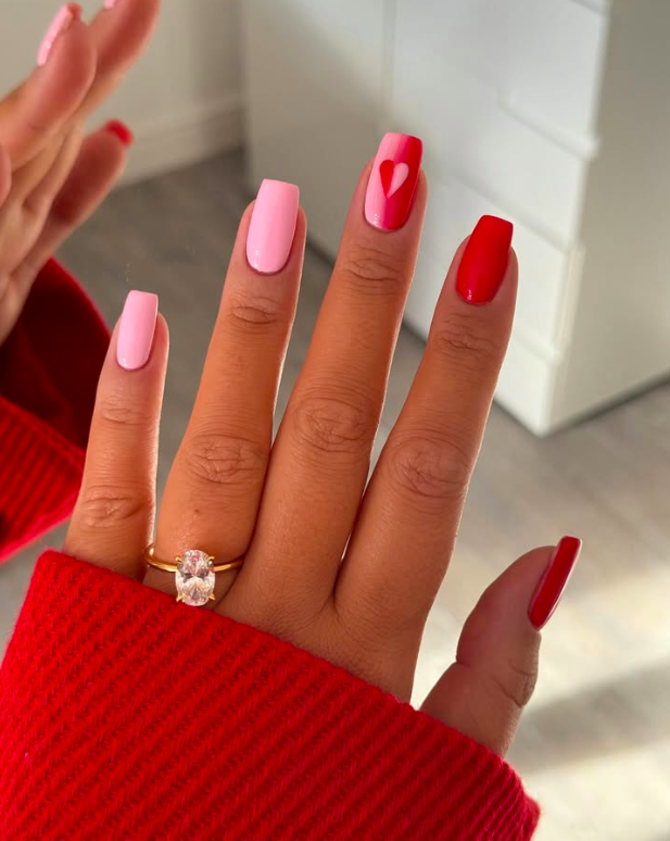 valentines day nails, valentines nails,  valentines day nails 2025, valentine's day nails, valentines day nails designs, valentines day nail acrylic, valentines day nails ideas, valentines day nails square, valentines day nails pink