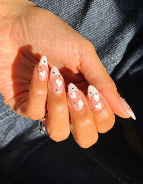 valentines day nails, valentines nails,  valentines day nails 2025, valentine's day nails, valentines day nails designs, valentines day nail acrylic, valentines day nails ideas, valentines day nails almond, valentines day nails white