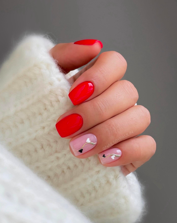 valentines day nails, valentines nails,  valentines day nails 2025, valentine's day nails, valentines day nails designs, valentines day nail acrylic, valentines day nails ideas, valentines day nails square, valentines day nails red