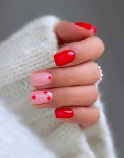 valentines day nails, valentines nails,  valentines day nails 2025, valentine