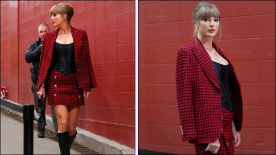 Taylor Swift Drops the Ultimate Stadium Fashion Bomb