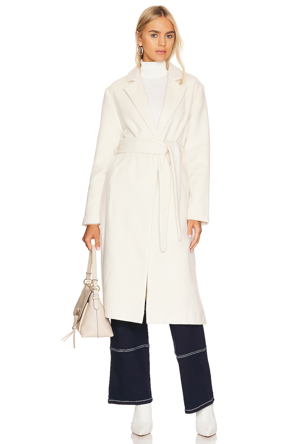 white Unreal Fur Love Affair Coat 