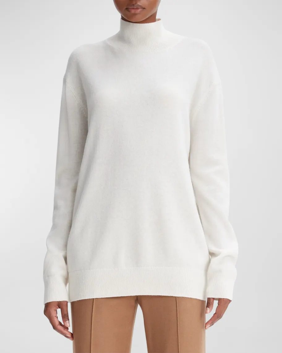 White Vince Weekend Cashmere Turtleneck Sweater 