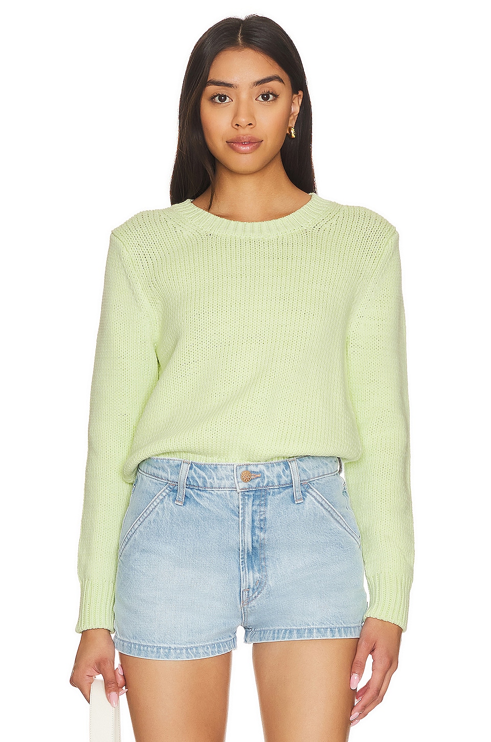 Green White + Warren Cotton Rope Easy Crewneck 