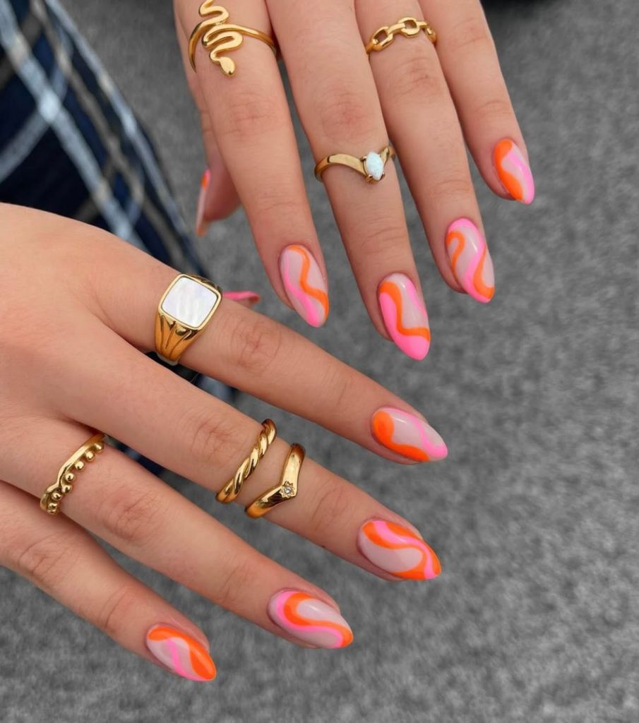 summer nails, cute nails