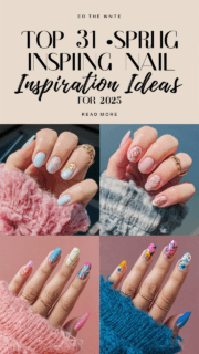 31 Spring Nail Inspo Ideas 2025 – Trendy Acrylic, Short, Simple & Square Designs in Pink & Blue